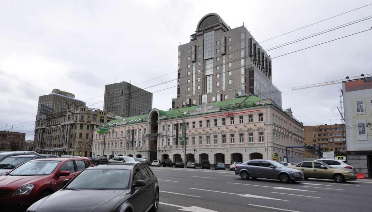 фасад дома, здание по адресу г Москва, Смоленская пл, д 3
